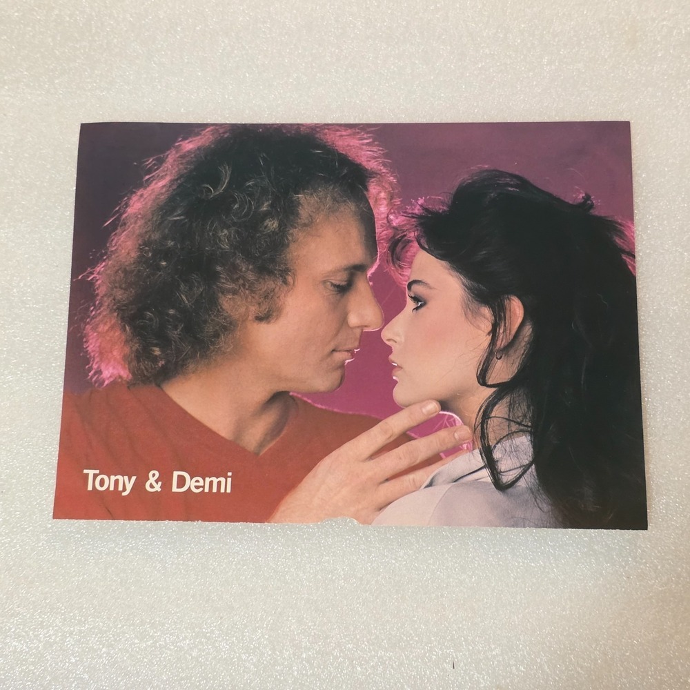 Tony Geary Demi Moore General Hospital Vintage Color Poster 8x10 1980s Clipping
